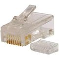 Gardner Bender Modular Plug, RJ45 Connector, 8 Contact, 8 Position GMC-88C6